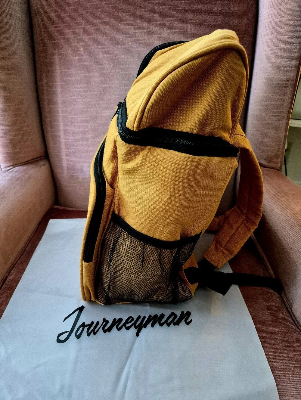 NWOT Journeyman Mustard Canvas Cooler Backpack